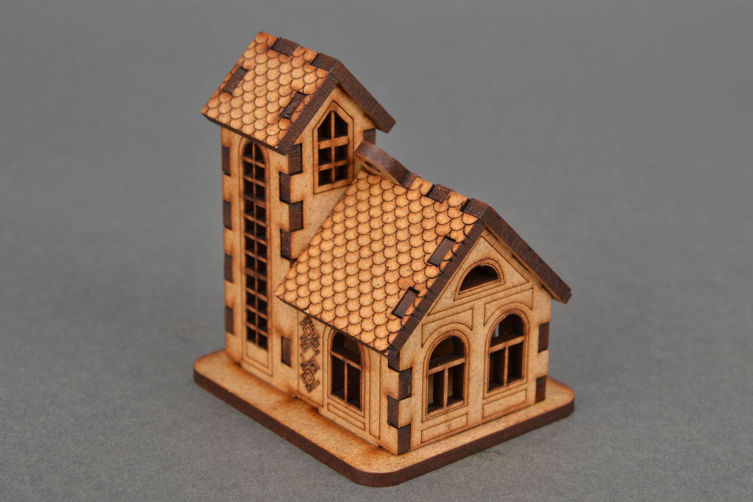 Maisonnette en bois jouet faite main villa photo 4