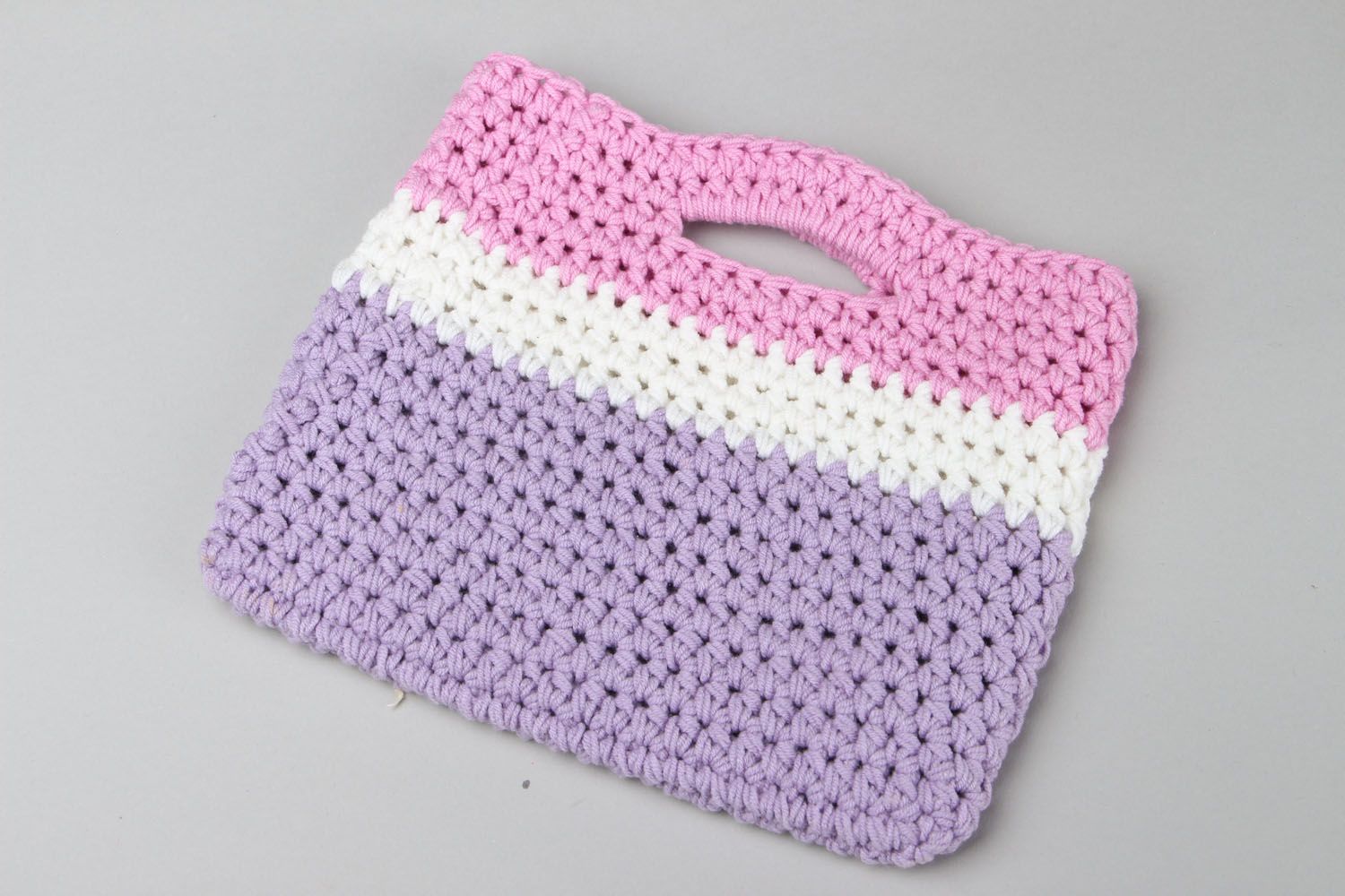 Children's crochet bag photo 1