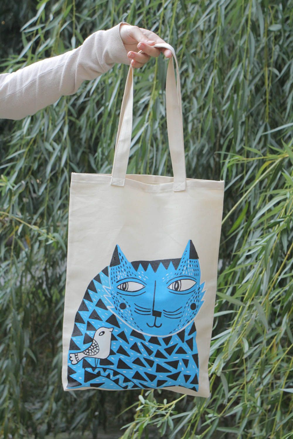 Eco bag Blue cat photo 1