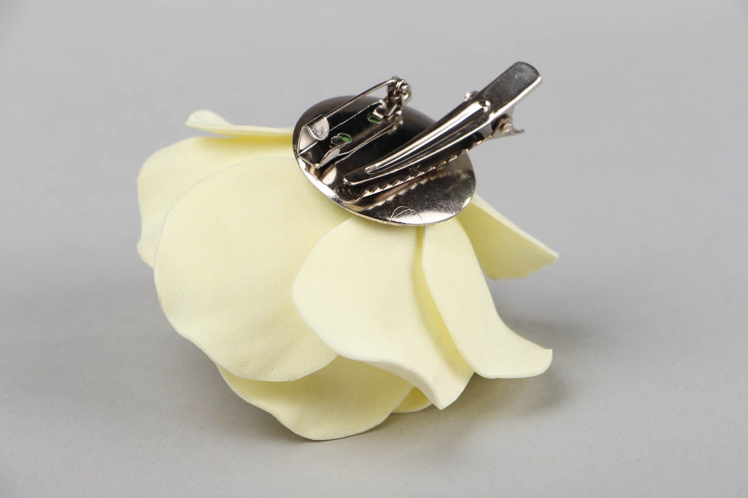 2in1 Accessory: brooch and hairpin Rose photo 3