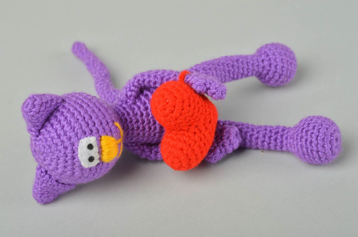 Peluche de animal hecho a mano juguete tejido a ganchillo regalo para niño foto 5