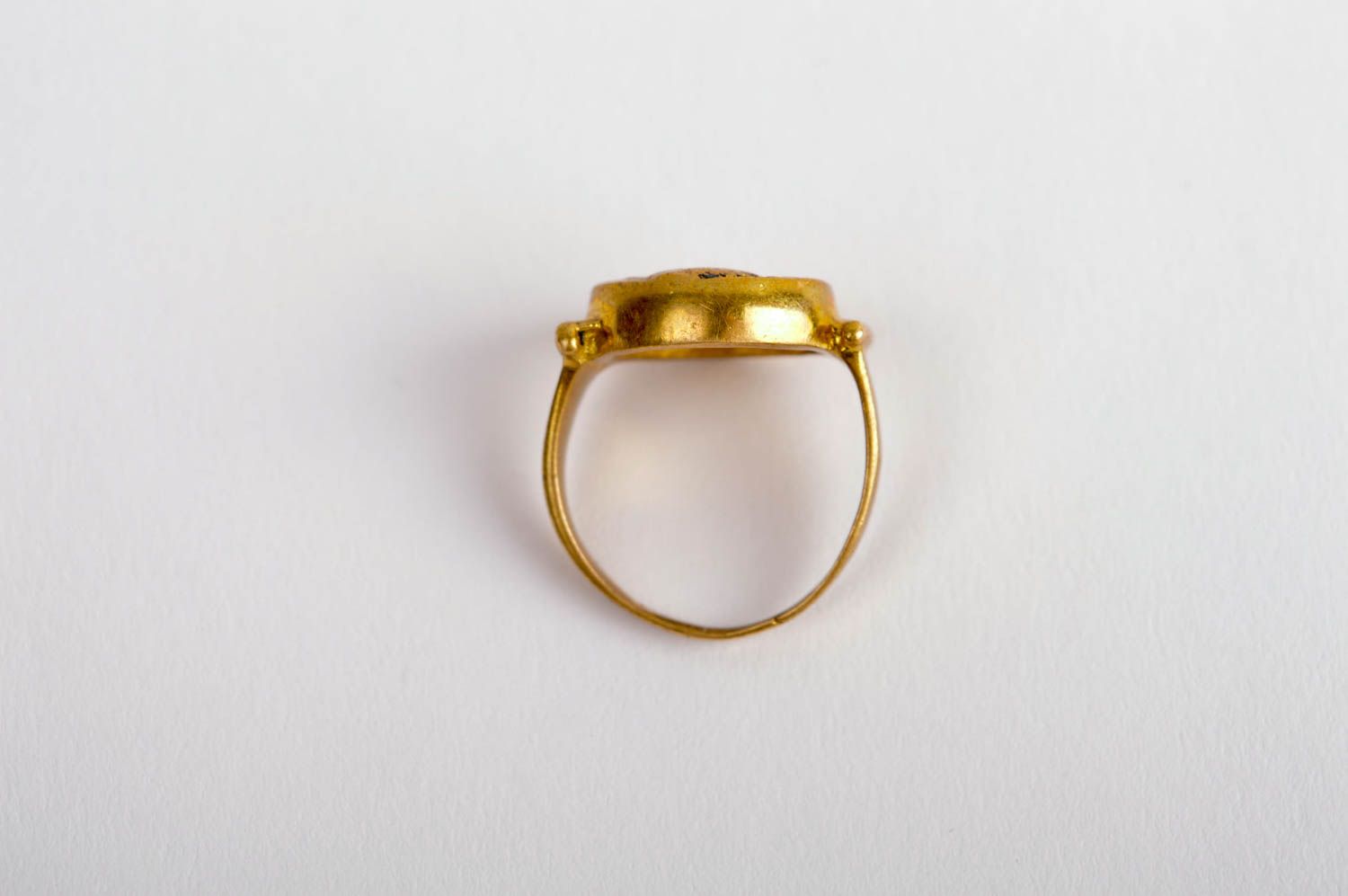 Beautiful handmade metal ring best ring design cool jewelry brass ring photo 5