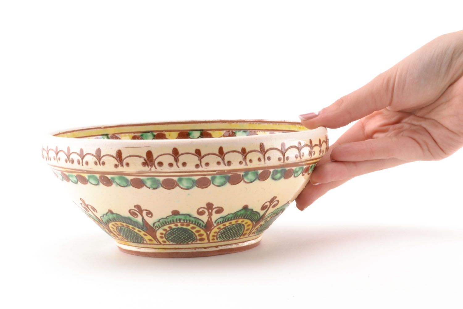 Homemade ceramic bowl photo 5