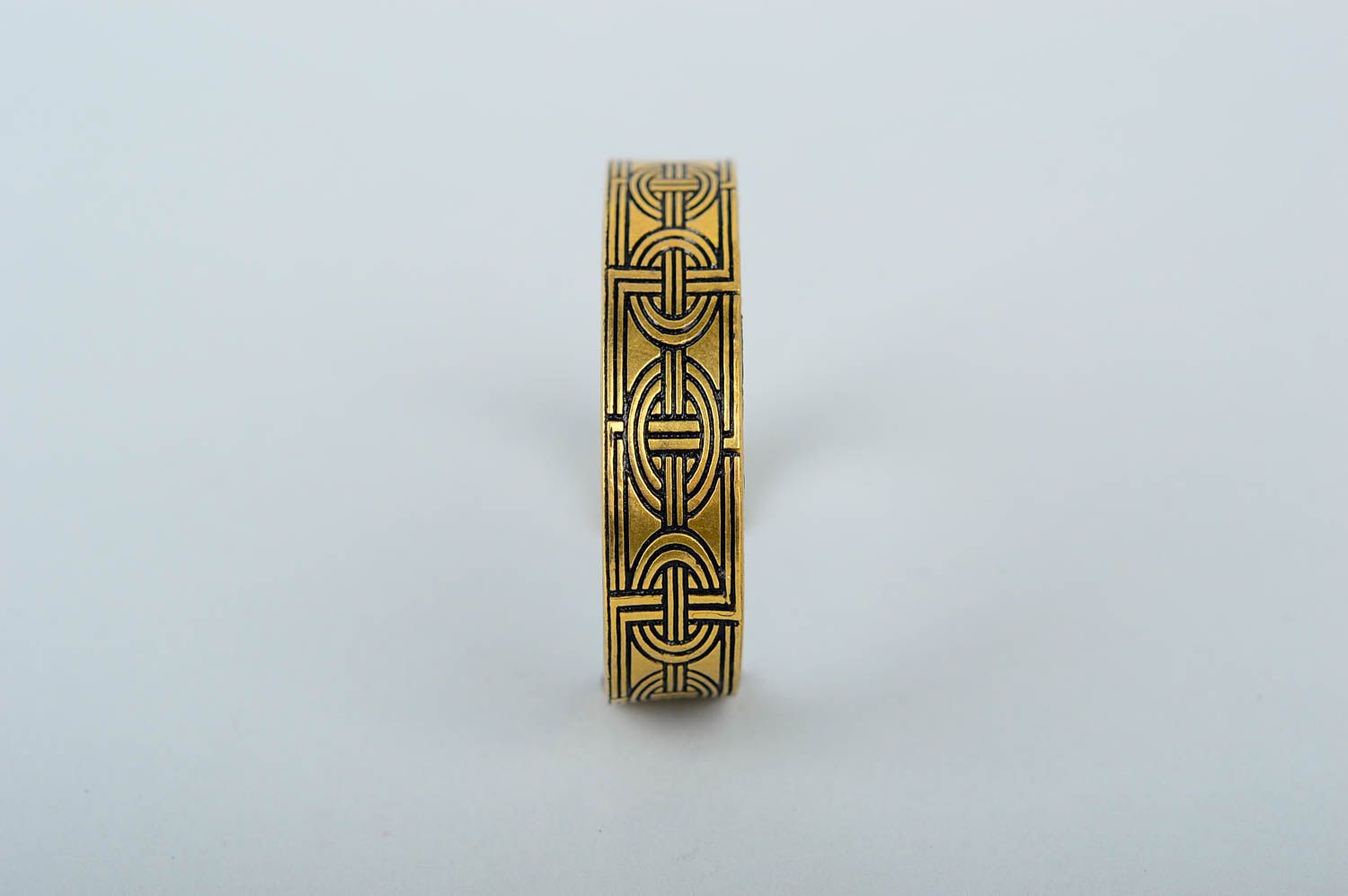 Браслет ручной работы браслет из латуни интересное украшение из металла фото 4