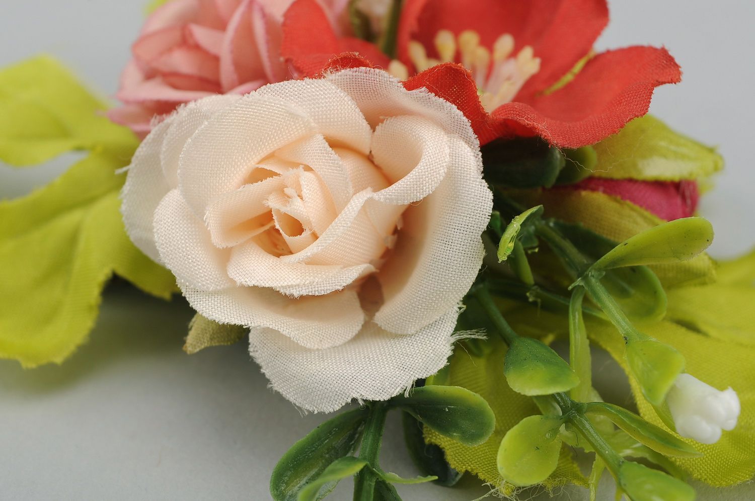Barrette-broche Roses photo 4