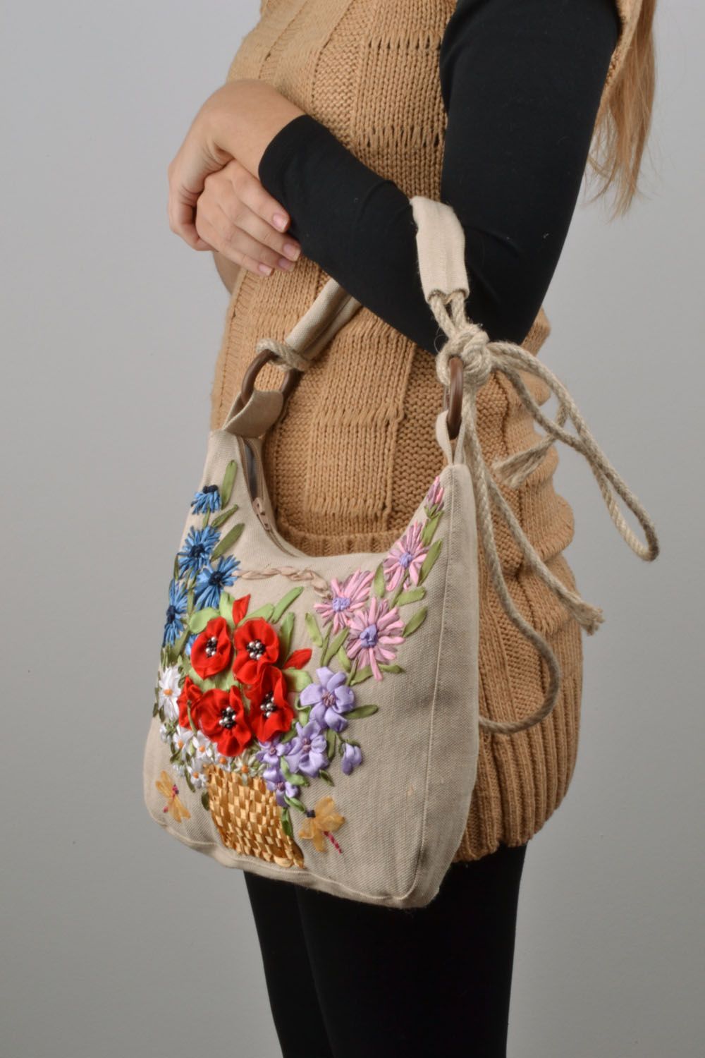 Embroidered eco bag photo 1