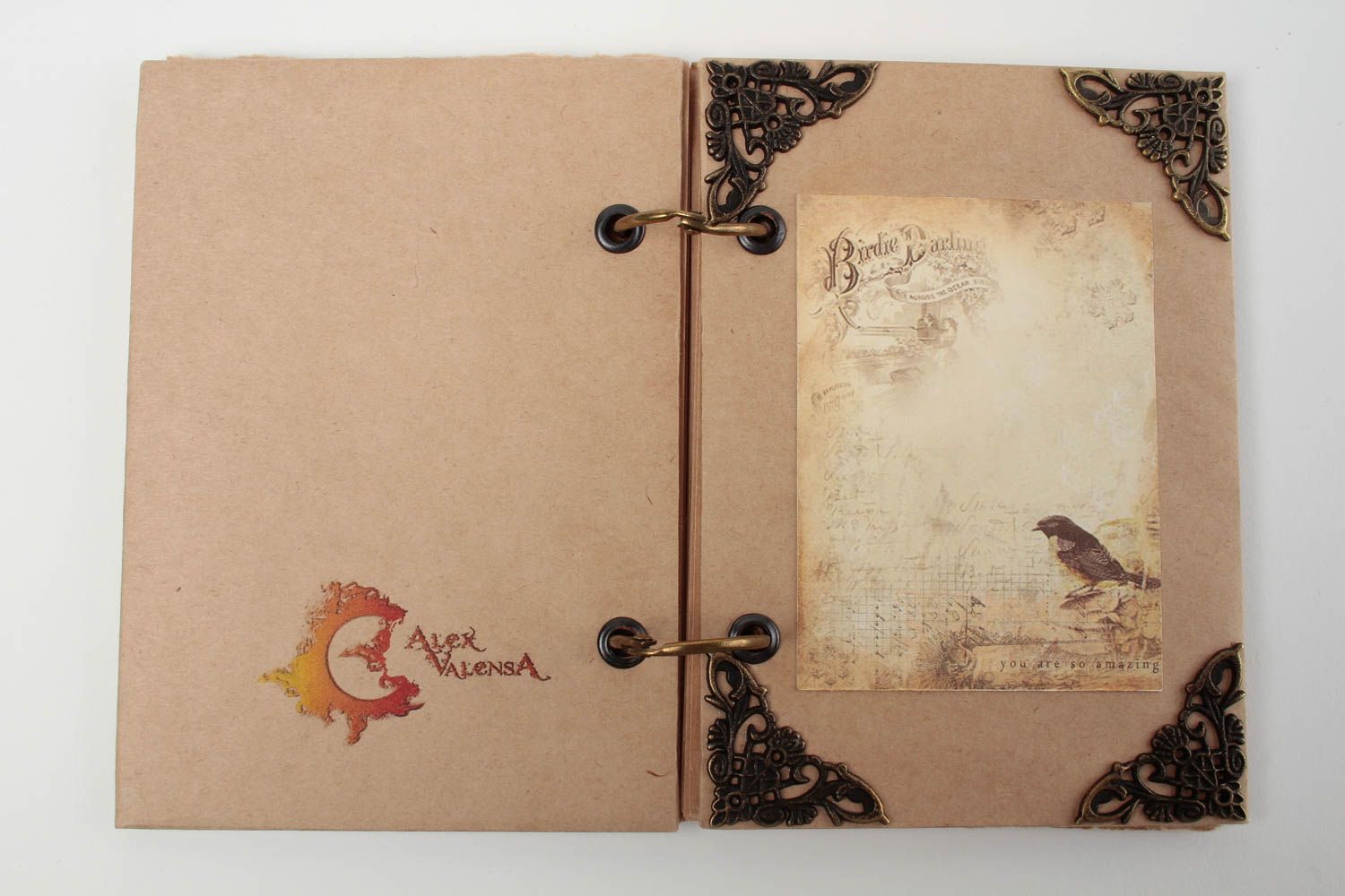 Vintage handmade notebook design stationery ideas scrapbook designs gift ideas photo 5