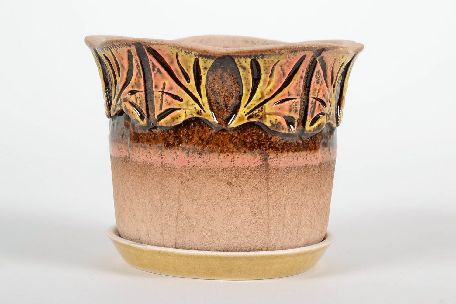 Keramik-Blumentopf foto 1