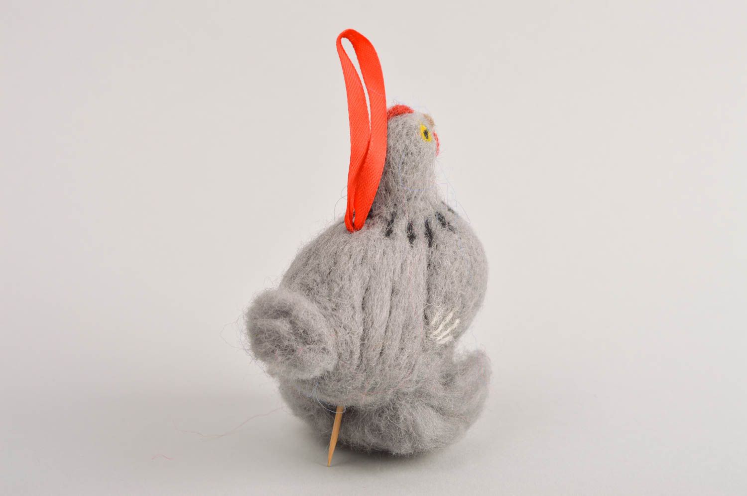Kuscheltier Huhn handmade Designer Geschenk knuddeliges natürliches Spielzeug  foto 4