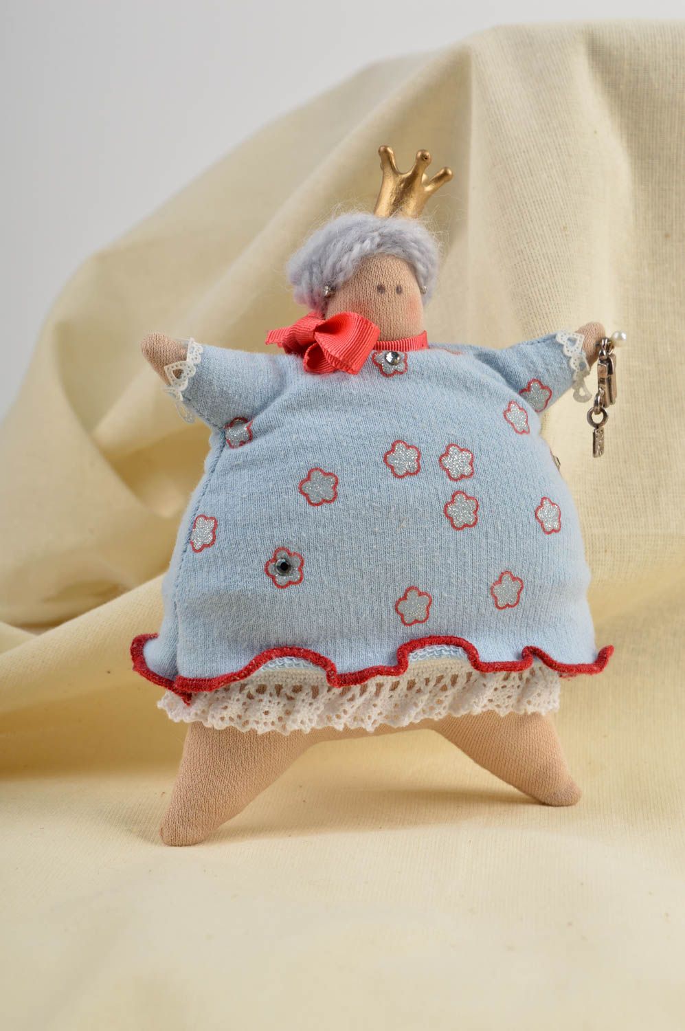 Кукла ручной работы кукла из ткани мягкая кукла Маленькая принцесса красивая фото 1