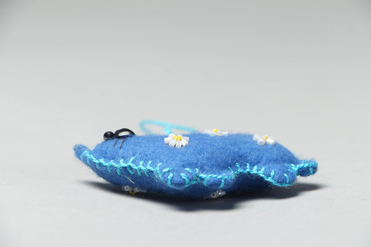 Handmade soft toy sewn of felt photo 3