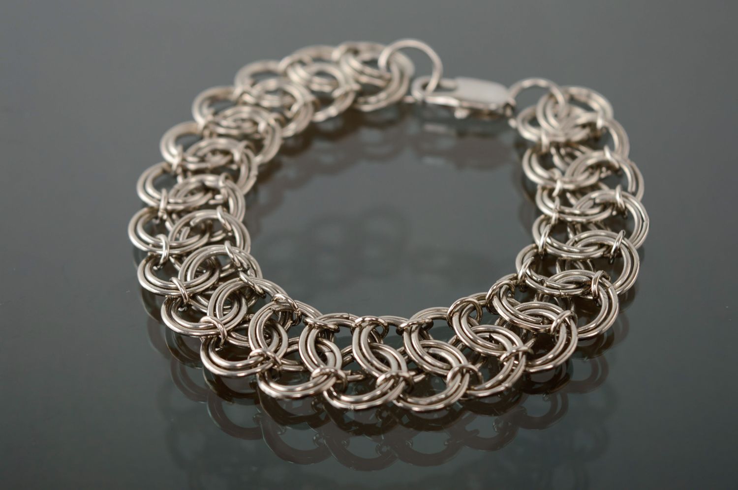 Women's jewelry alloy chainmail bracelet photo 1