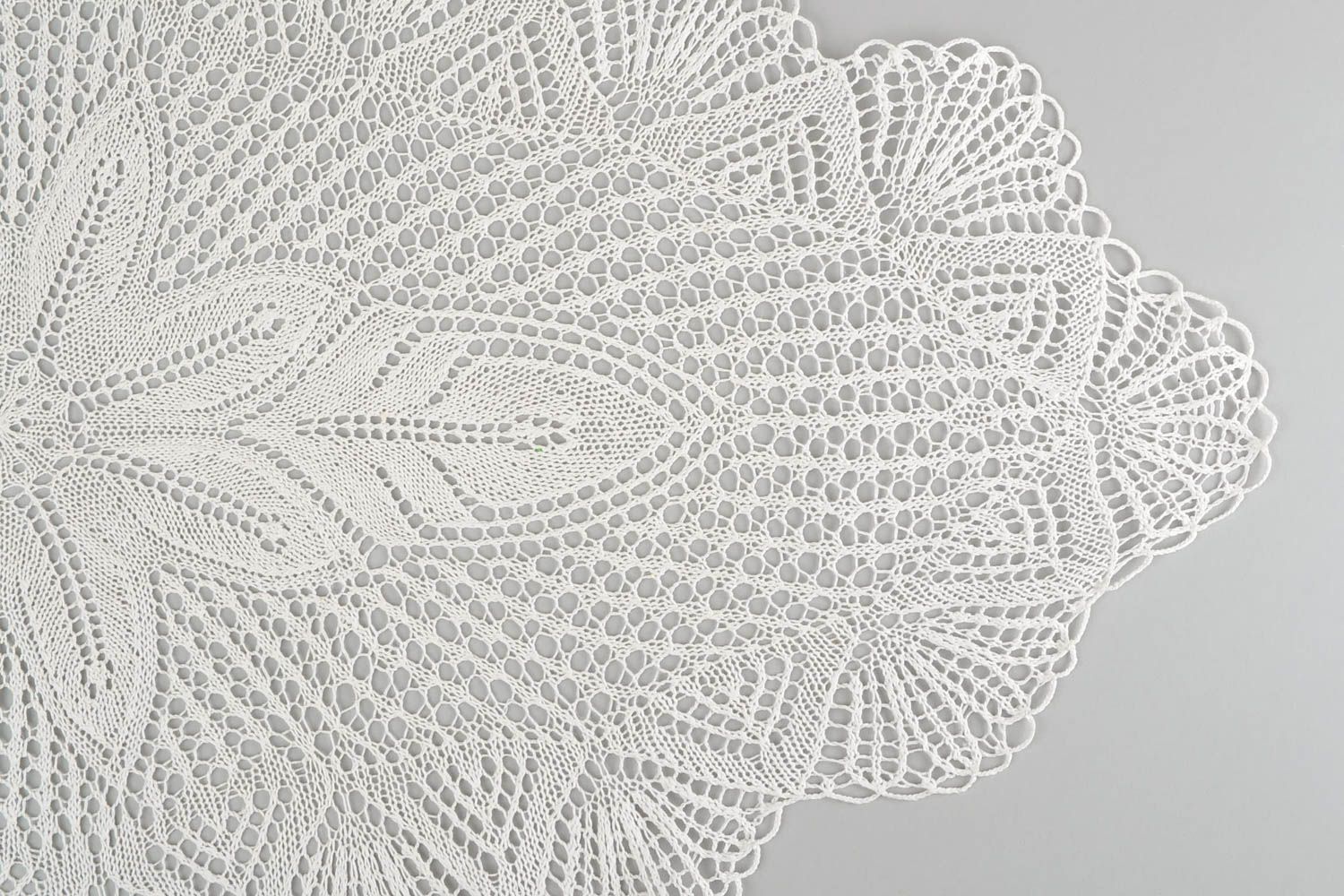 Handmade crocheted napkin knitted napkin for table home textiles interior ideas photo 4
