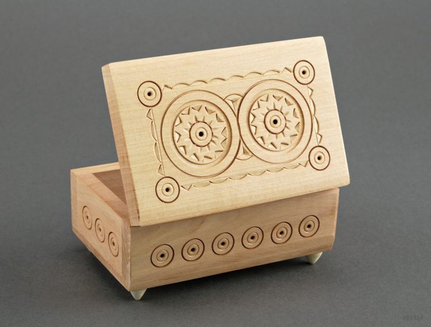 Boîte en bois faite à la main photo 3