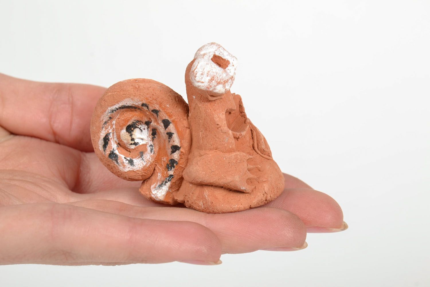 Figurine en céramique faite main écureuil photo 5