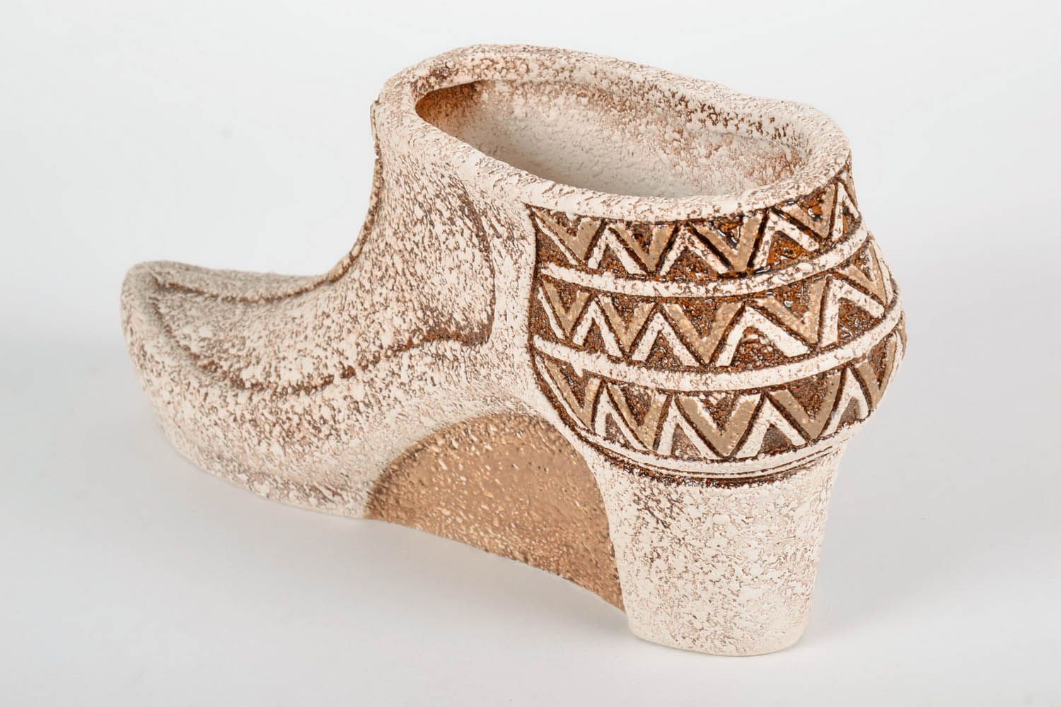 Vaso de cerâmica Sapato foto 2