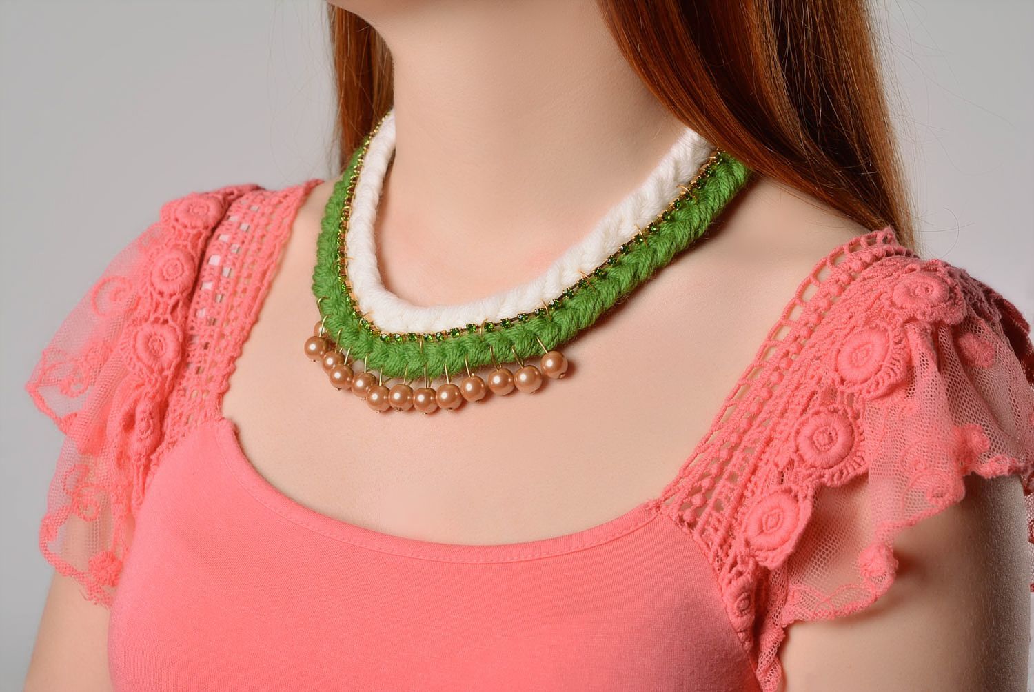 Chain necklace designer jewelry handmade necklace unique jewelry gifts for girl photo 2
