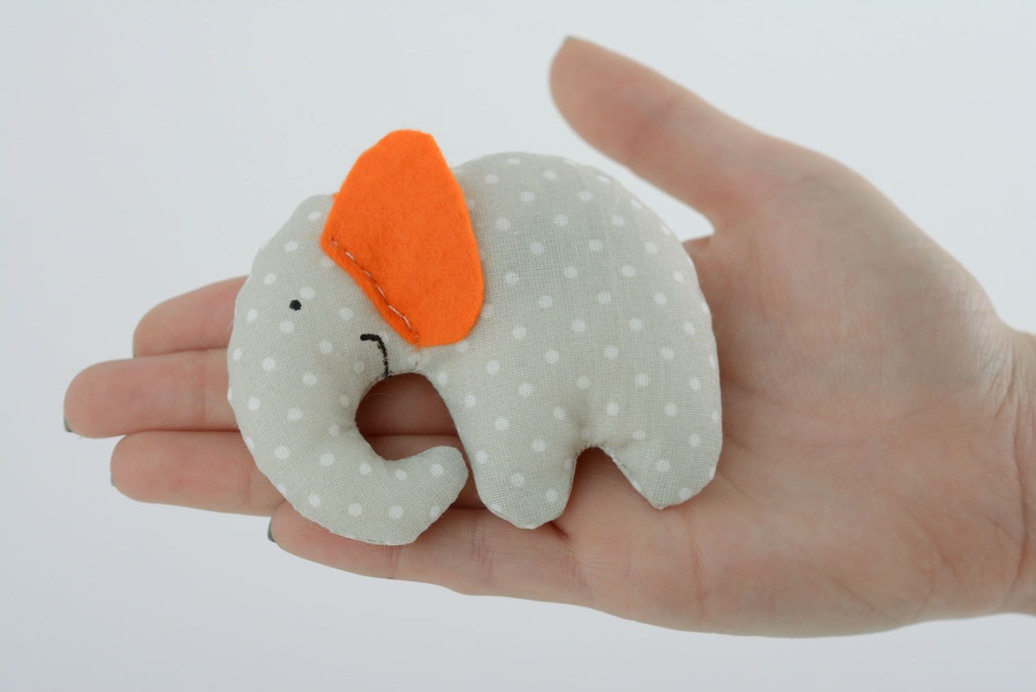 Brinquedo macio de tecido feito à mão com aroma Elefante foto 4