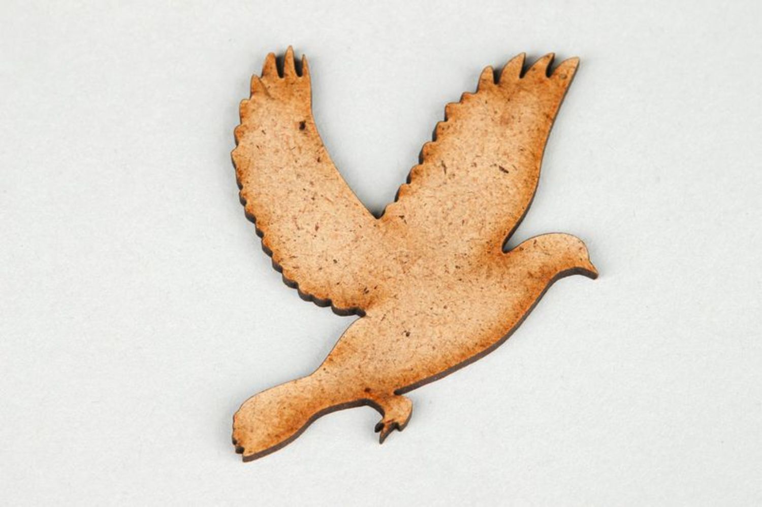 Chipboard pigeon artisanal réalisé en bois photo 2