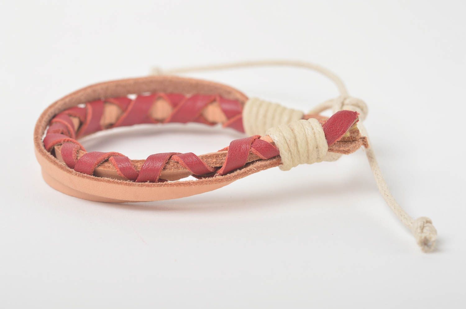 Stylish handmade leather bracelet designs leather goods cool jewelry photo 5
