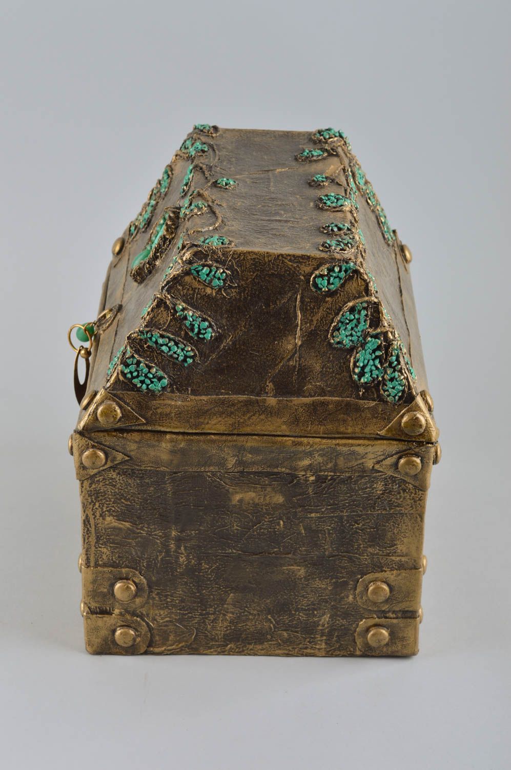 Joyero original hecho a mano caja decorativa para joyas regalo para mujer foto 4
