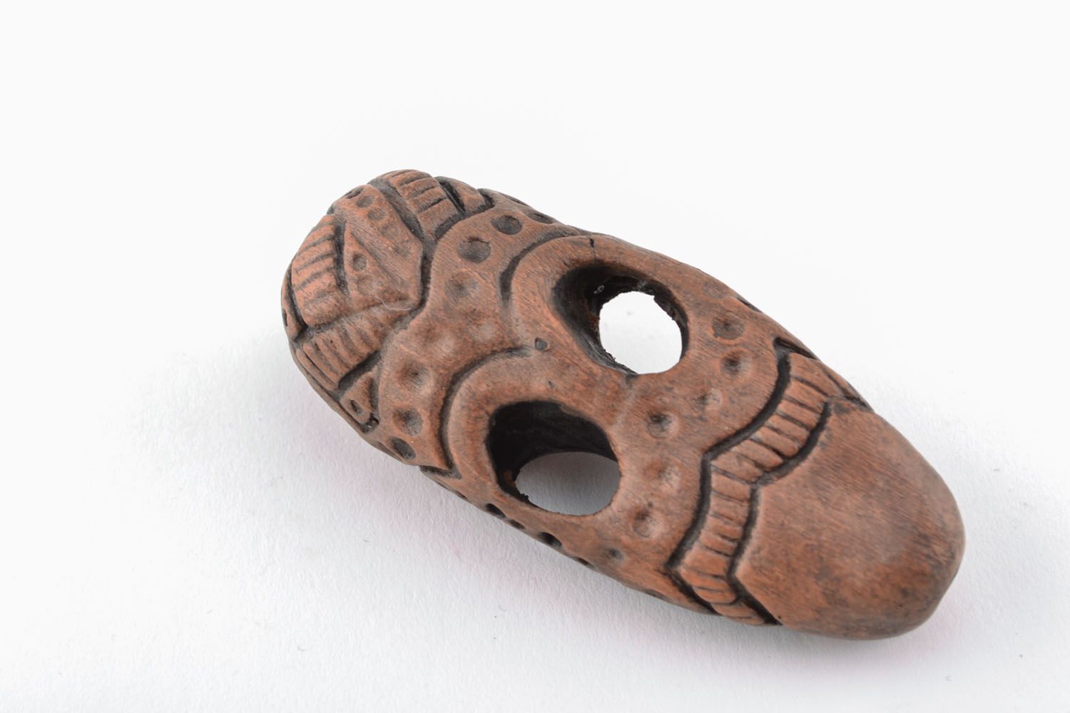 Smoking pipe in the shape of mask photo 2