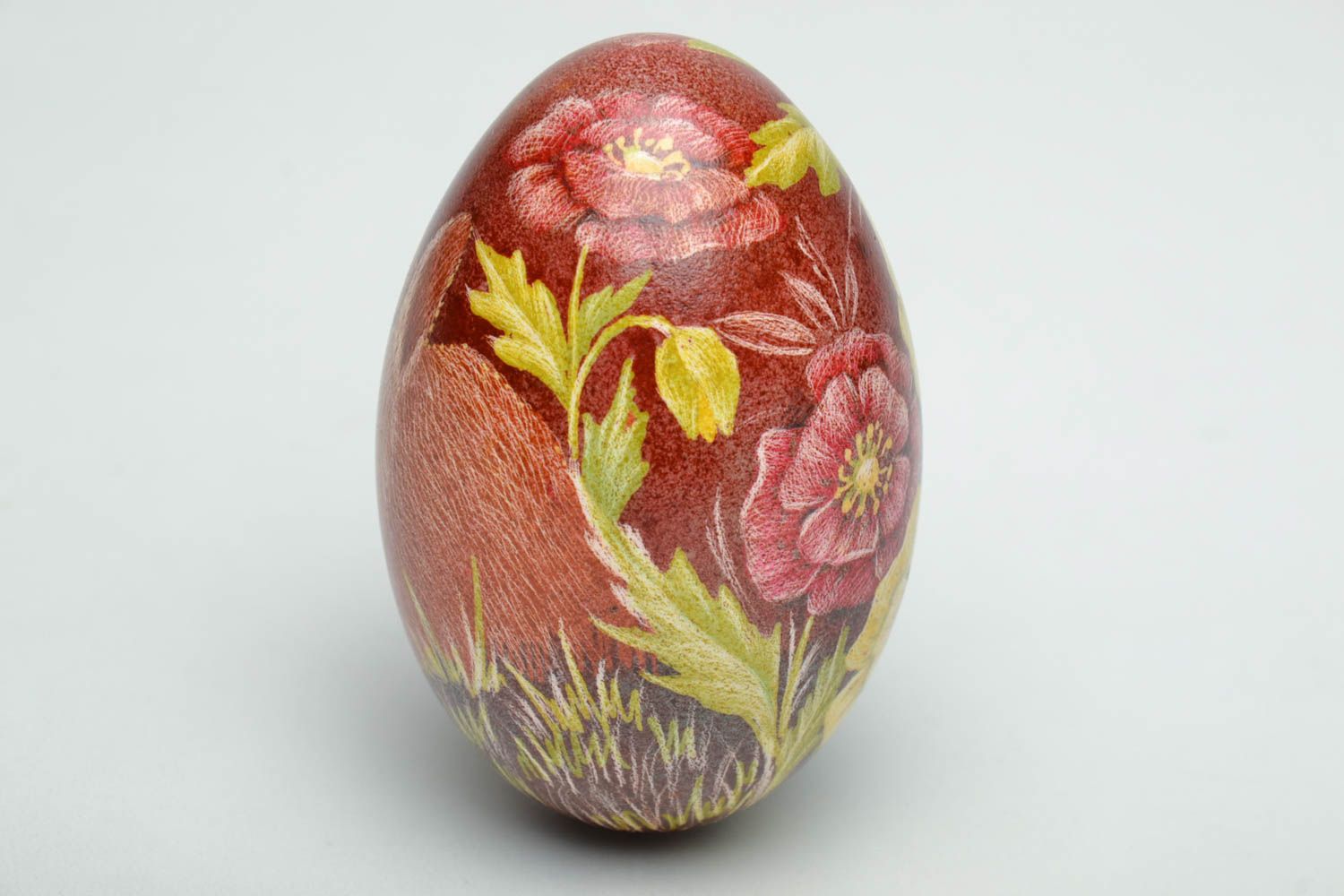 Huevo de Pascua artesanal Conejos foto 4