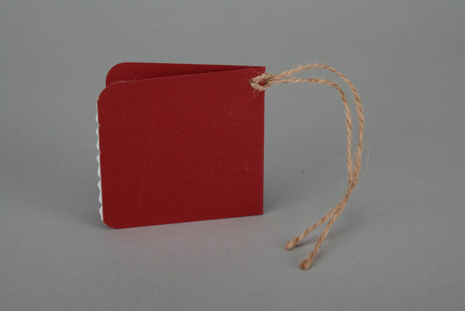 Carte de vœux artisanale, étiquette Lapin origami photo 3