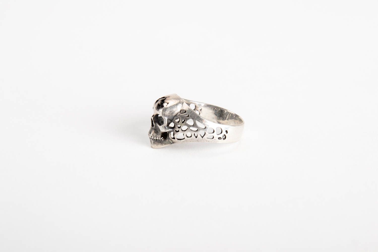 Designer Accessoires Herrenring Silber Handmade Ring Modeschmuck Geschenk Ideen foto 2