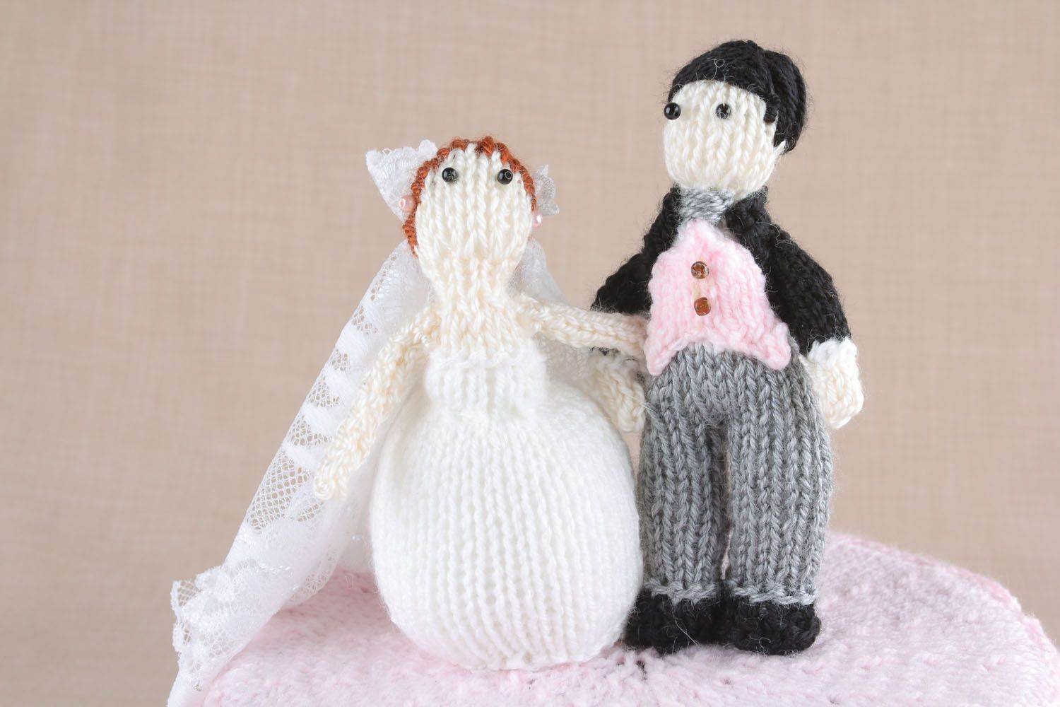 Soft crochet toy Wedding Pie photo 3