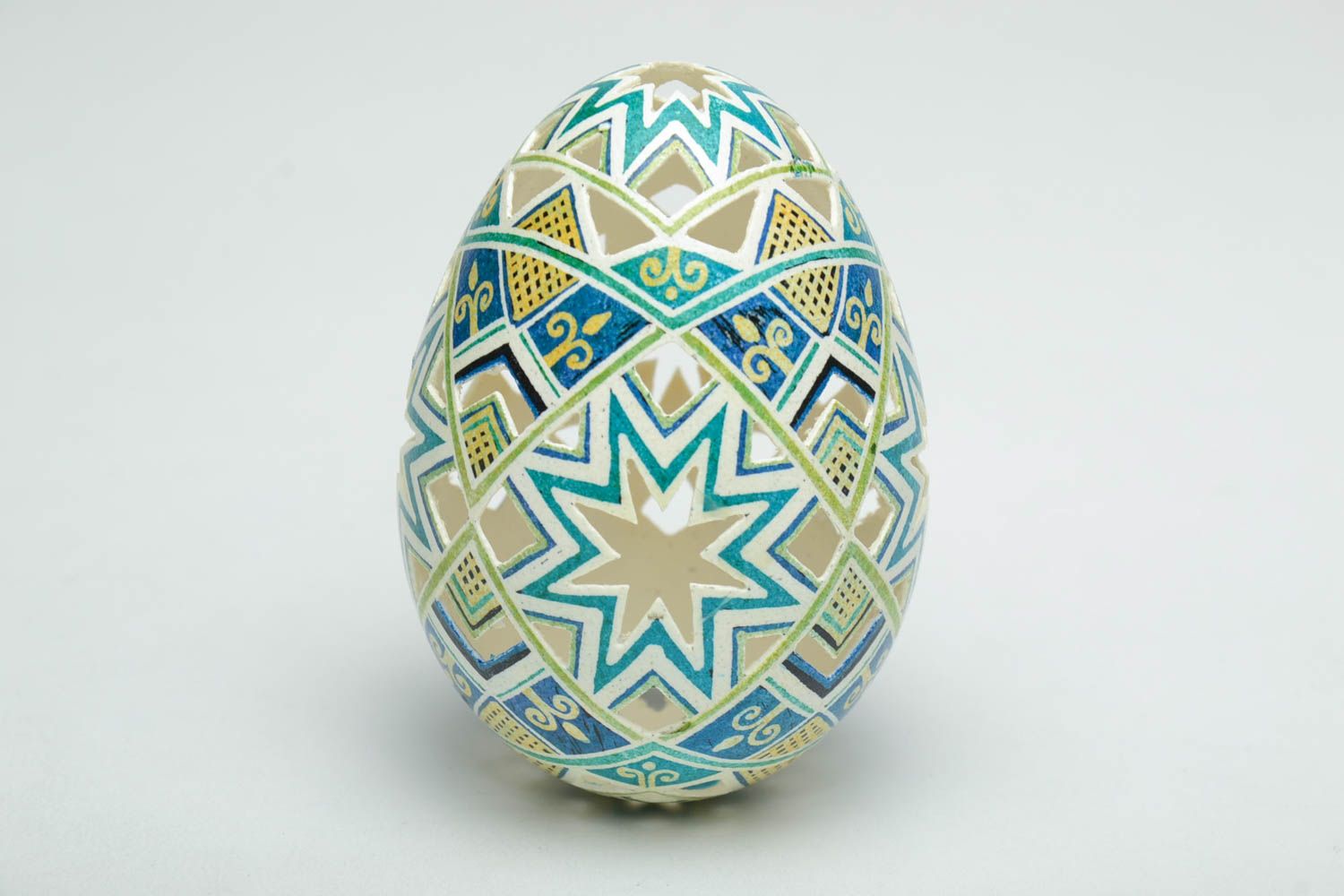 Яйцо с росписью ажурное красивое  фото 2