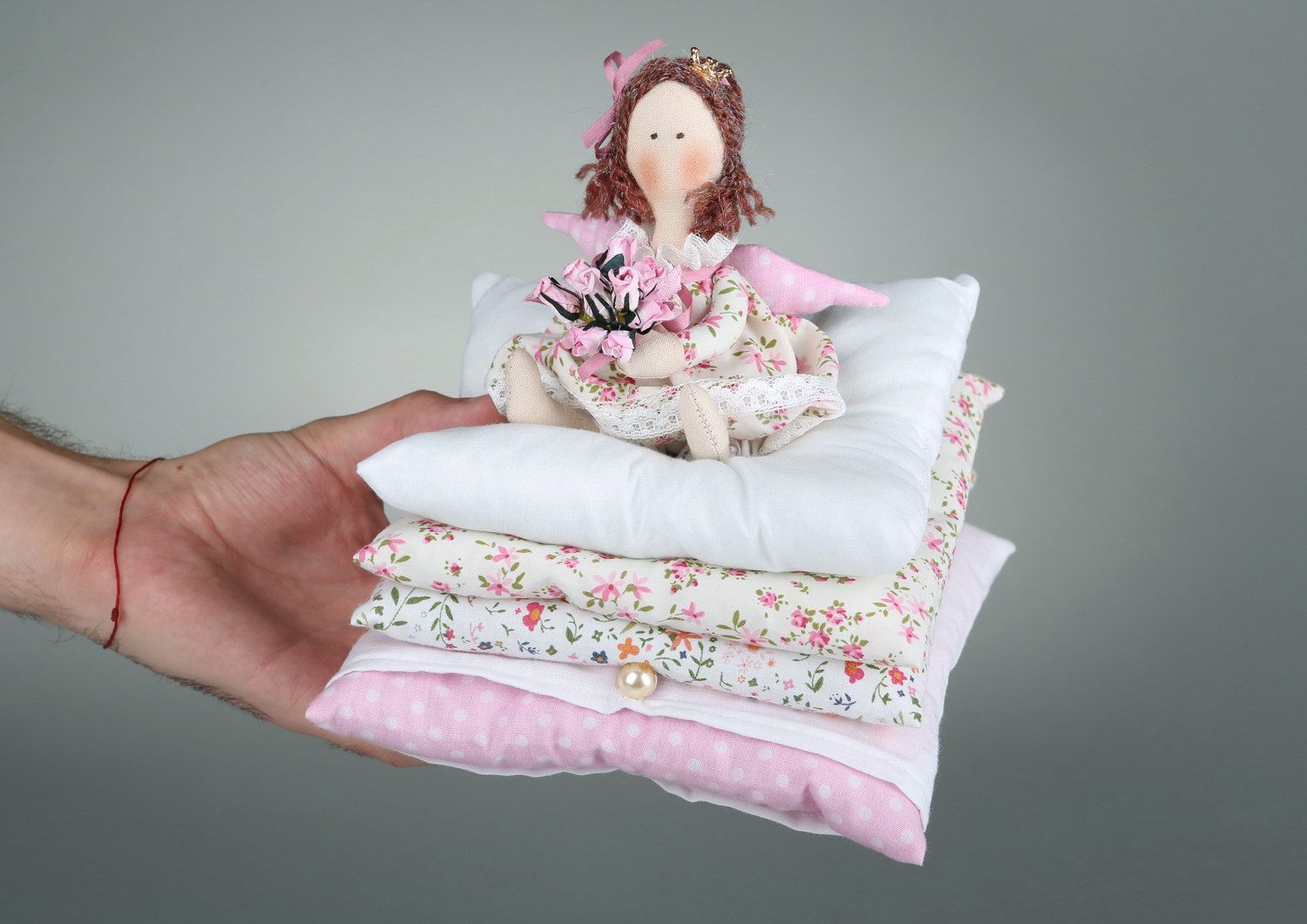 Tilde doll The princess on a pea with flowers photo 3