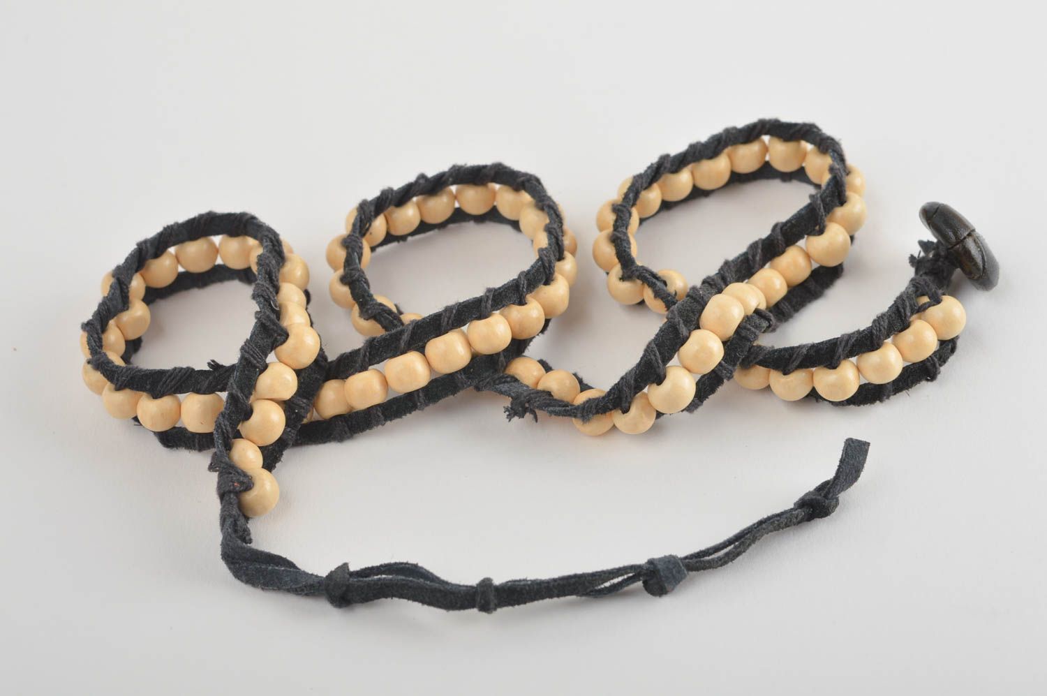Handmade Armband geflochten Designer Schmuck Perlen Armband Geschenk für Frau foto 3
