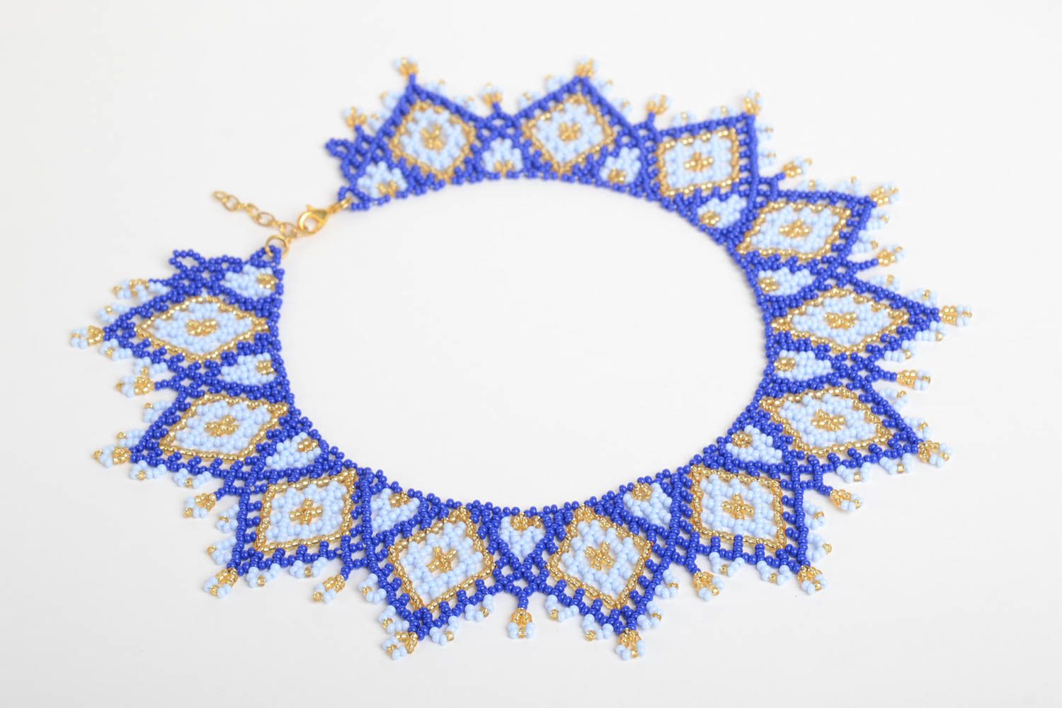 Collar artesanal de abalorios regalo original para mujeres bisutería de moda foto 2