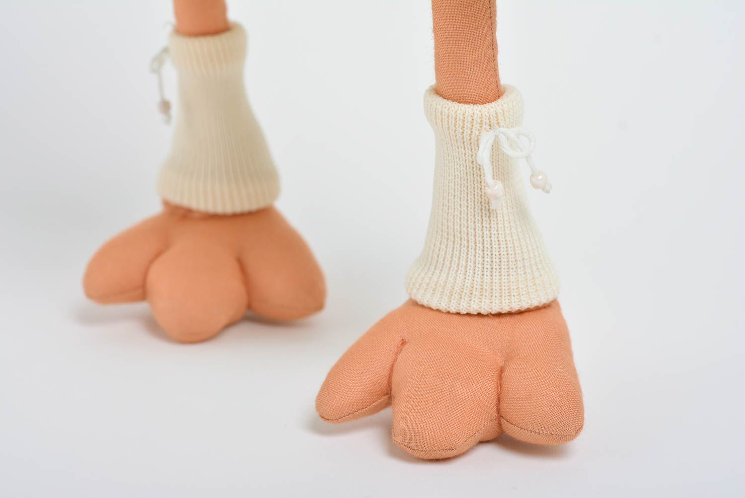 Poupée oie en tissu de coton faite main originale décorative cadeau pour enfant photo 5