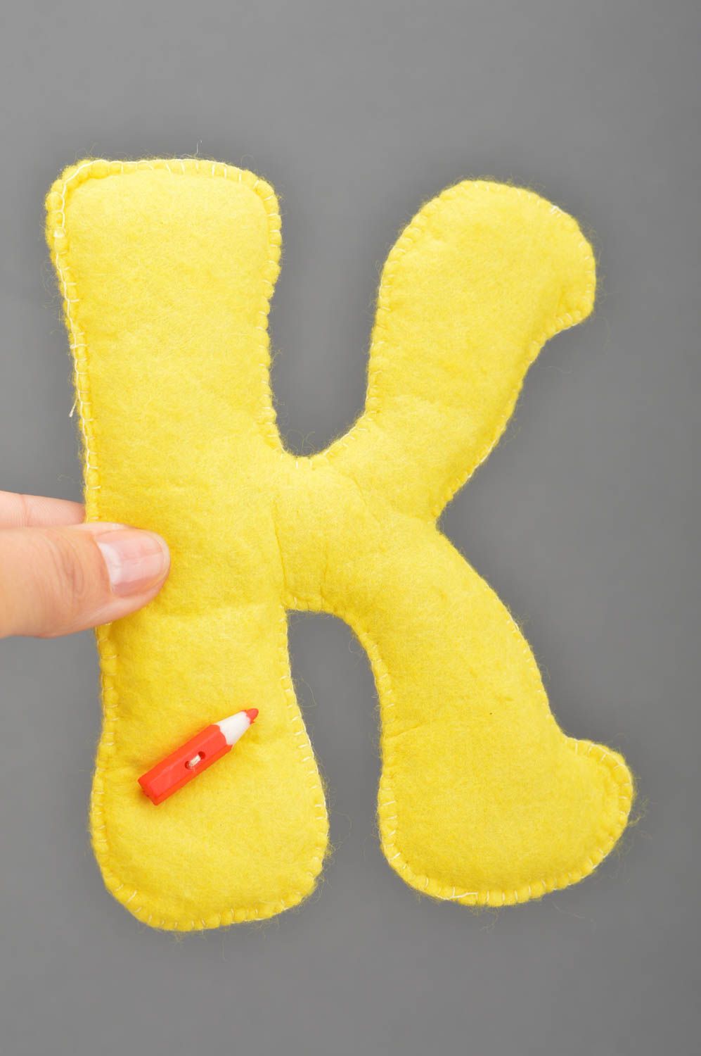 decorative soft letter made of felt for developing games or home decor photo 3