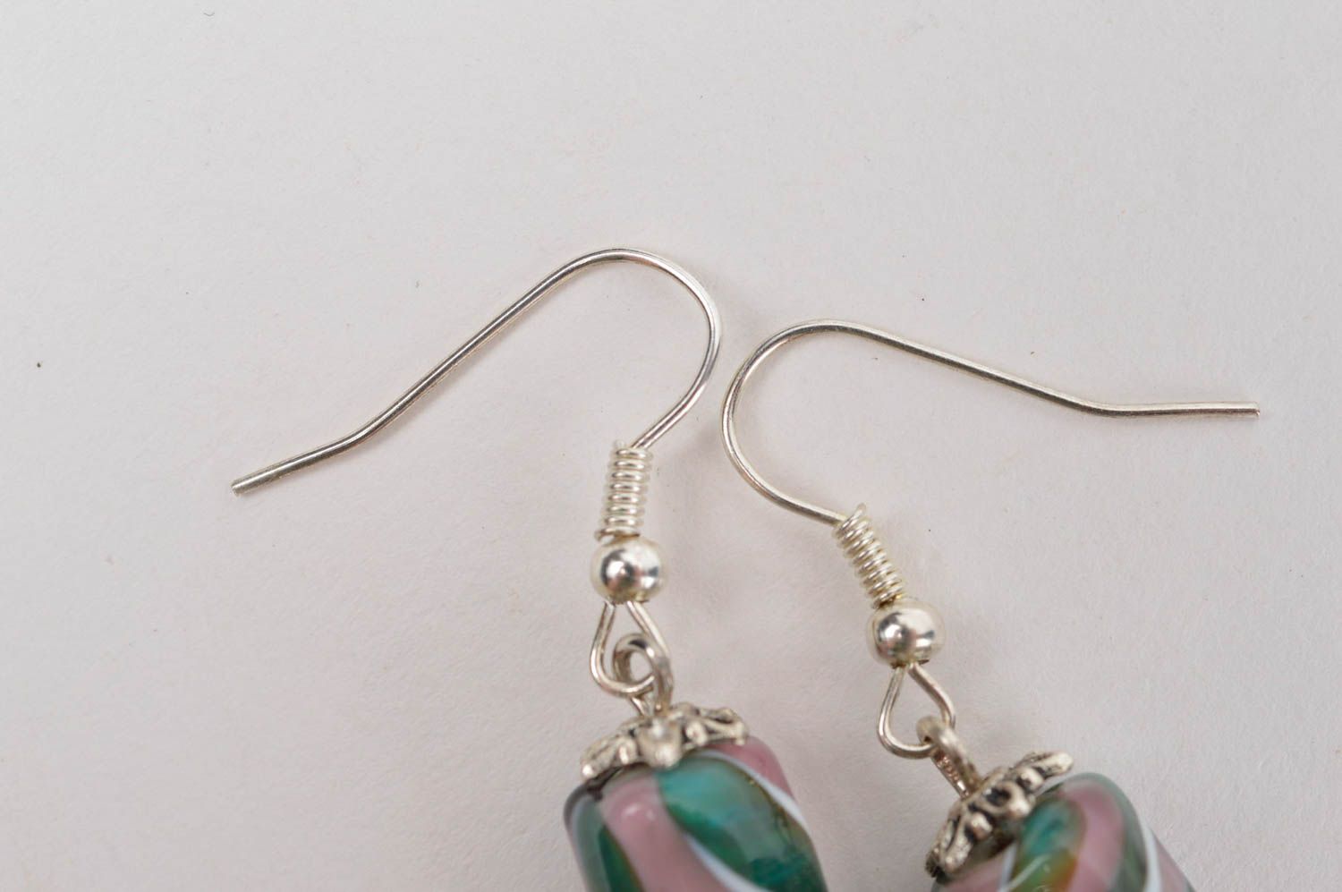 Beautiful handmade glass earrings unusual lampwork earrings gifts for her photo 4