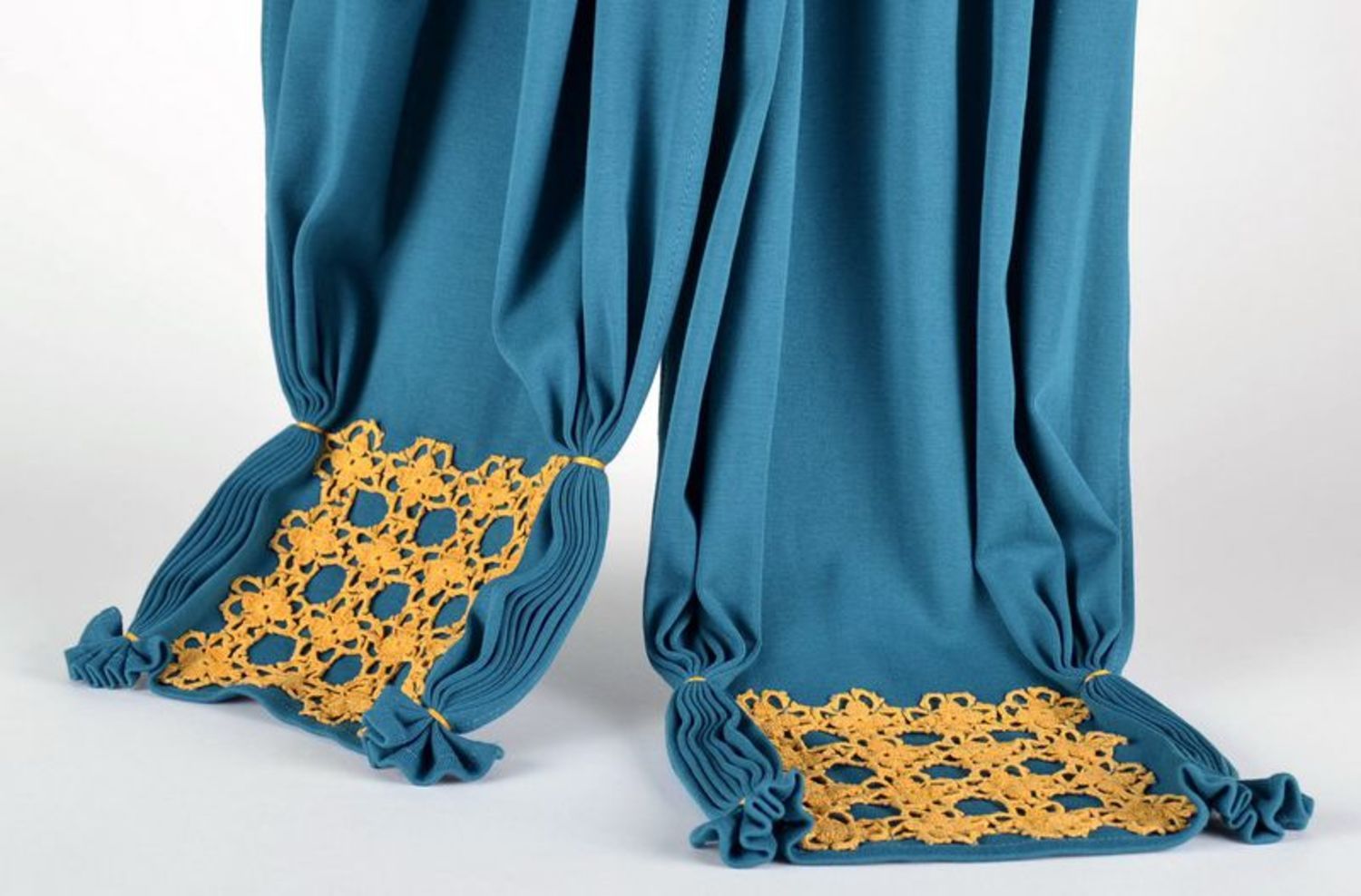 Scialle per donna di cotone fatto a mano lavorato in telaio sciarpa etnica
 foto 5