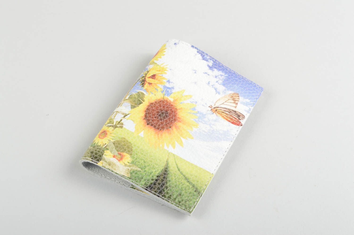 Handmade designer leather cover stylish cover for passport cute accessory photo 4