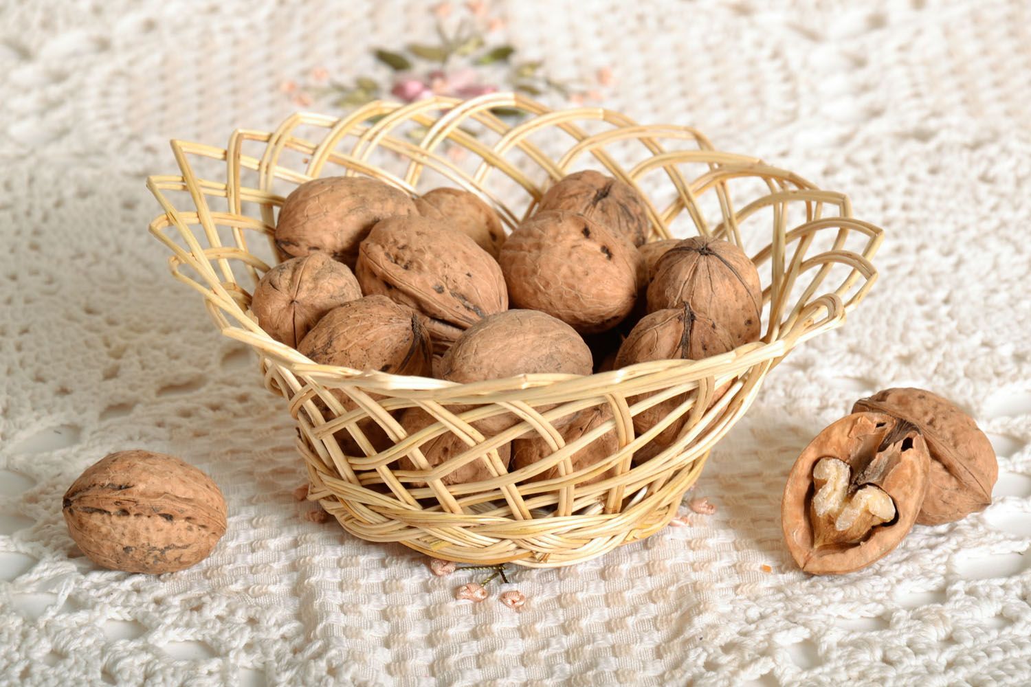 Handmade basket for bread photo 1