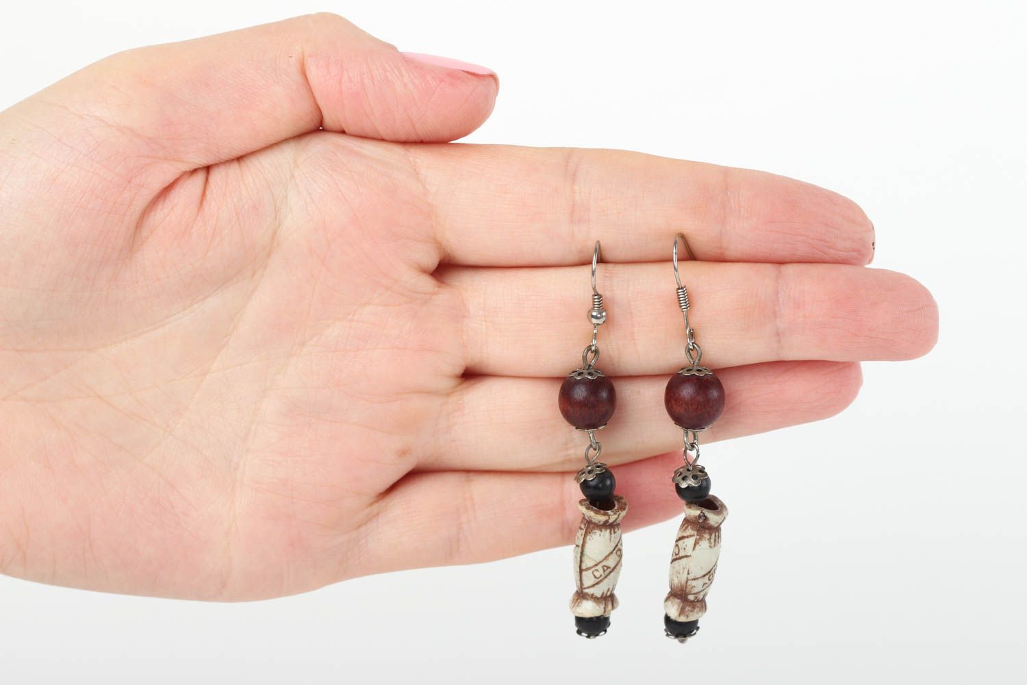 Beautiful handmade beaded earrings costume jewelry accessories for girls photo 5