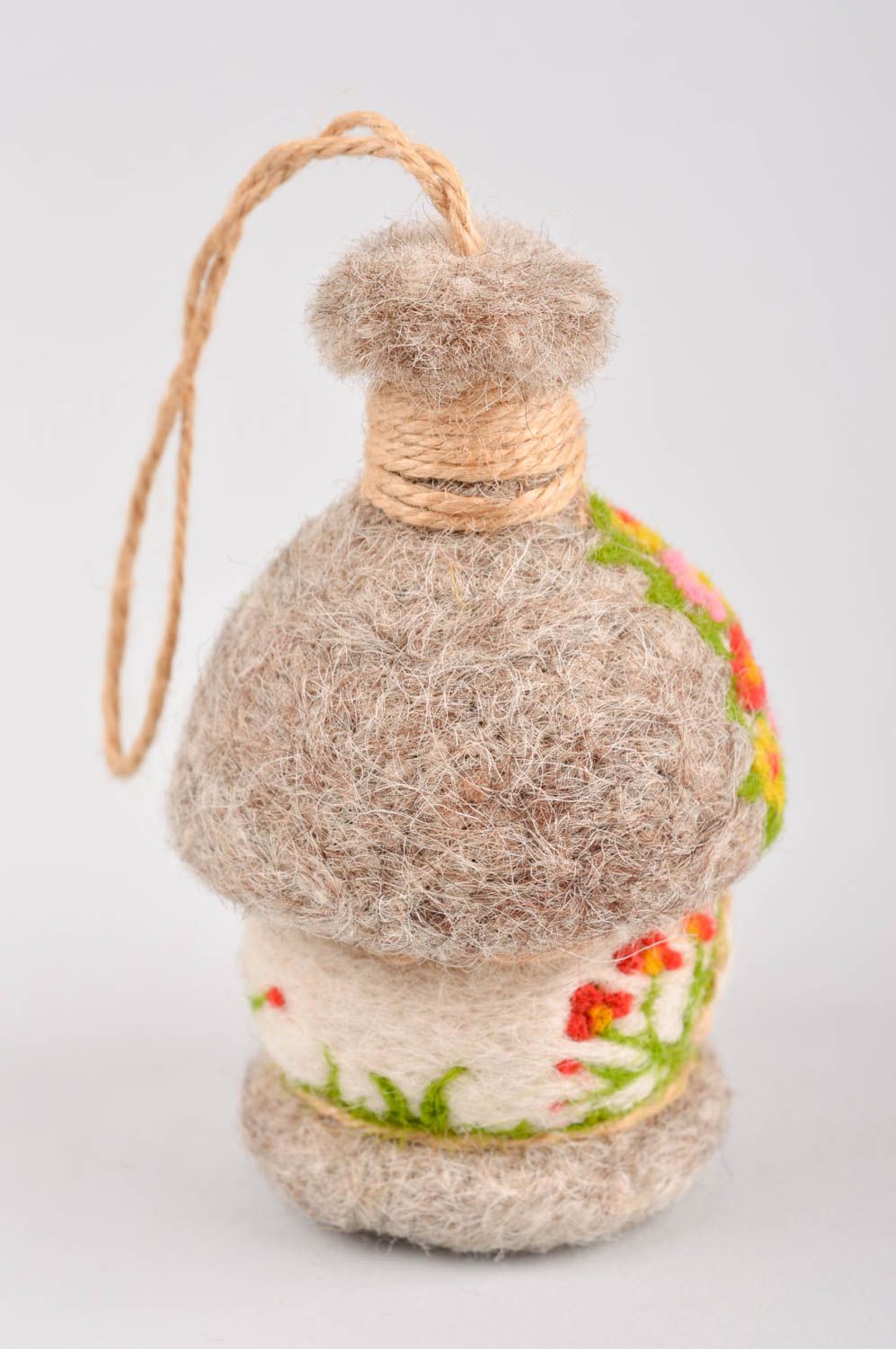 Juguete artesanal de lana peluche para niños regalo original Casita bonita foto 3