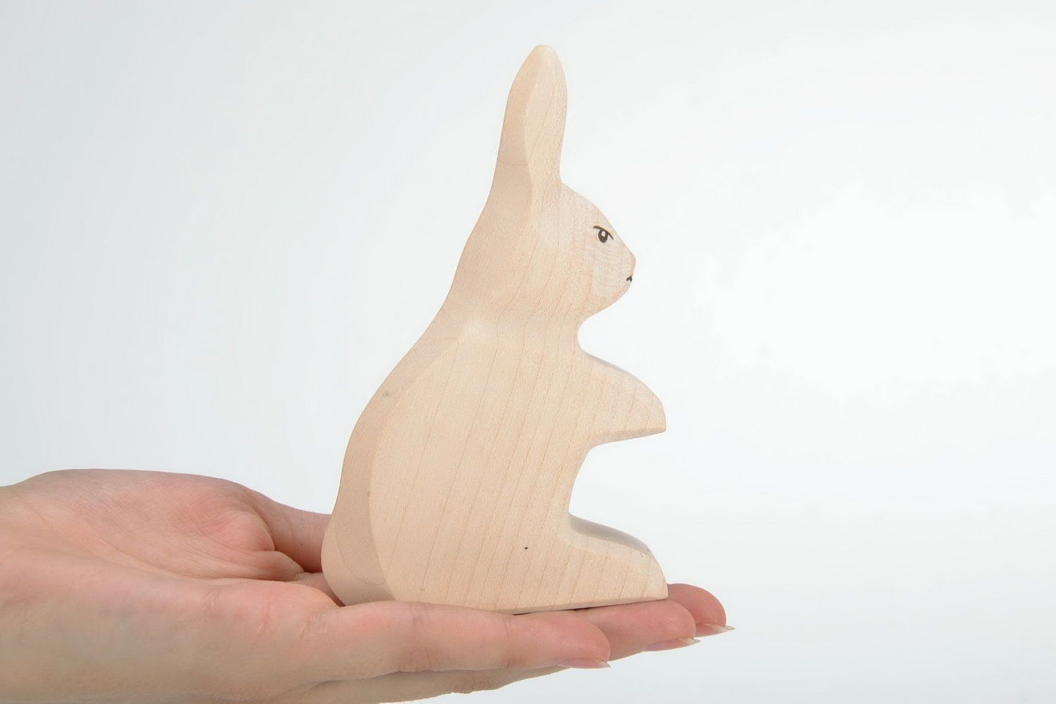 Figurilla de madera Conejo foto 2