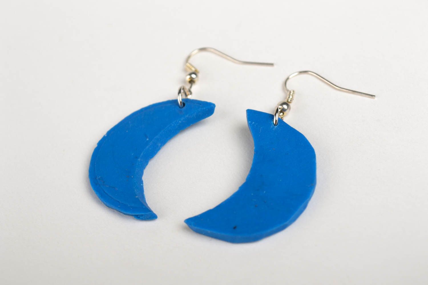 Handmade blue cute earrings designer stylish earrings elegant jewelry photo 3