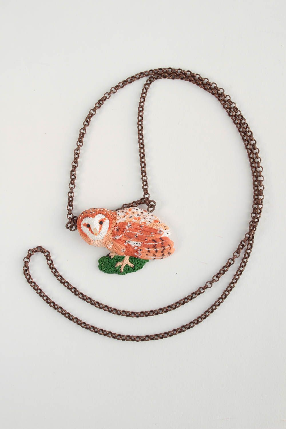 Stylish handmade pendant design plastic pendant necklace accessories for girls photo 5