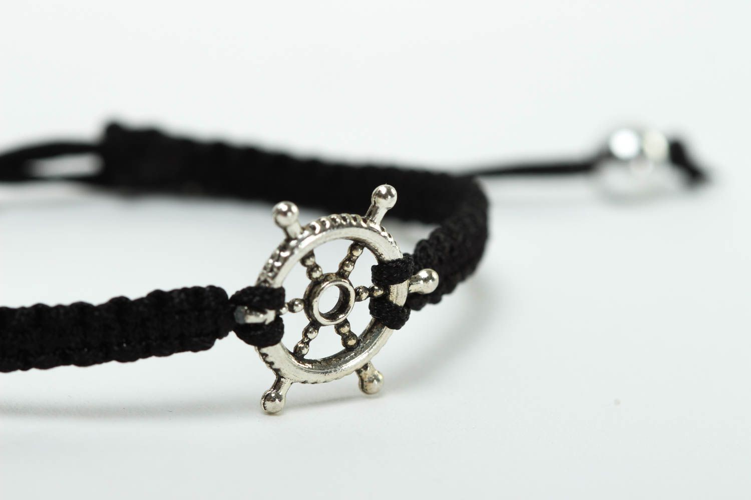 Geflochtenes Armband handmade Damen Armband mit Anhänger feines Geschenk foto 3