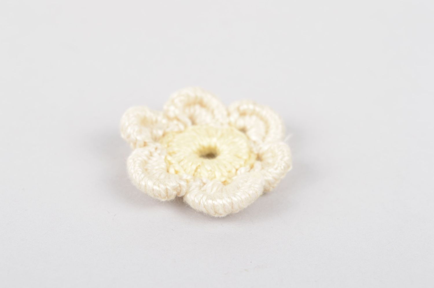 Fleur pour bijoux faite main Fourniture bijoux au crochet Loisirs créatifs photo 4