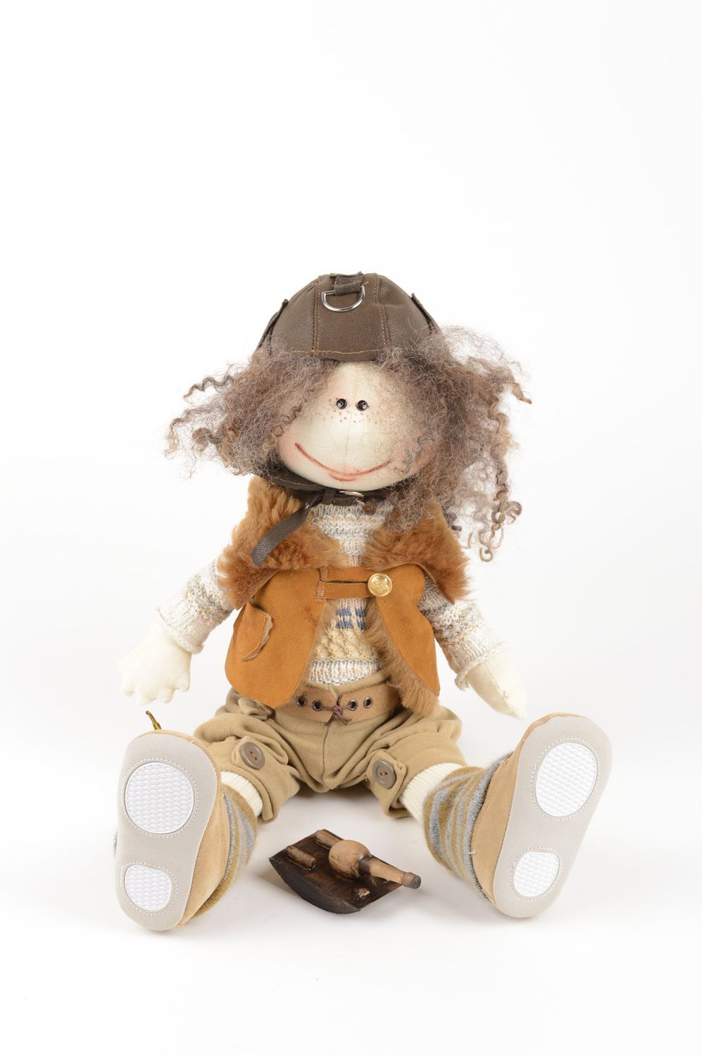 Puppe aus Stoff handgemachte Deko Puppe handmade Deko fürs Haus Geschenk foto 5