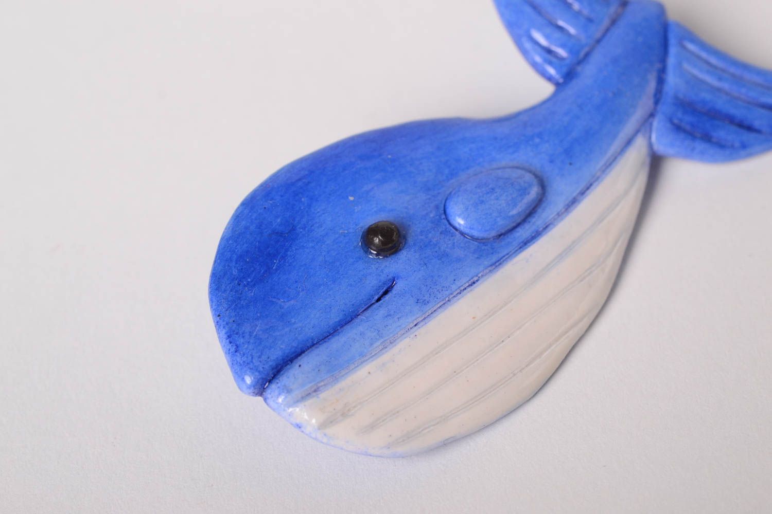 Polymer clay brooch handmade jewelry women brooch whale badges accessories  photo 2