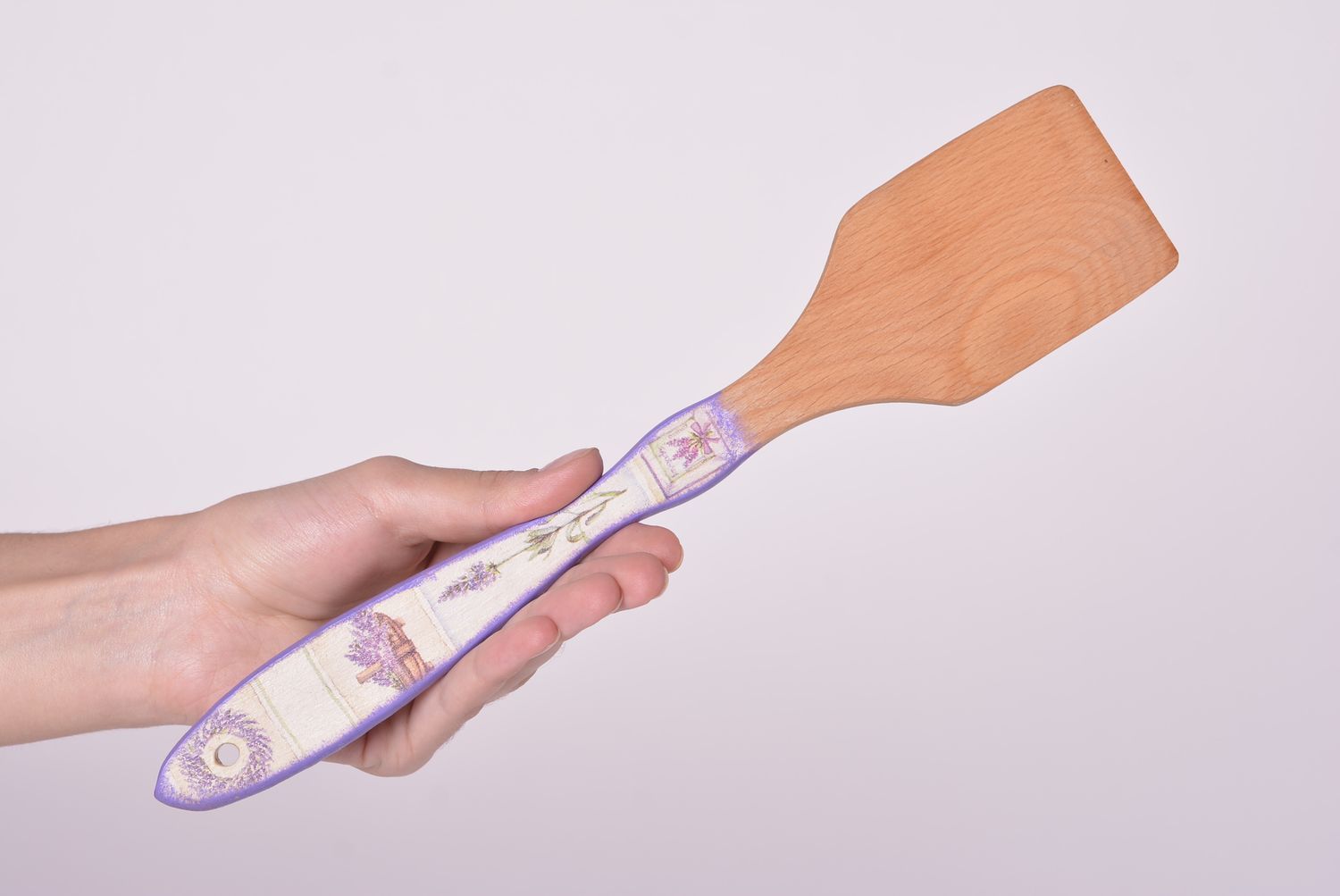 Handmade wooden chopping board wooden spatula kitchen utensils home goods photo 3